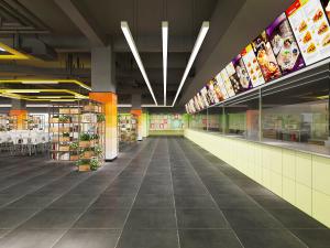 工业风学校餐厅食堂