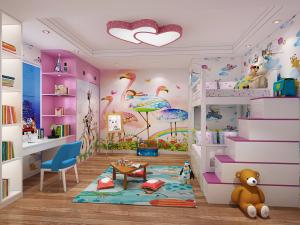 北欧儿童房上下床