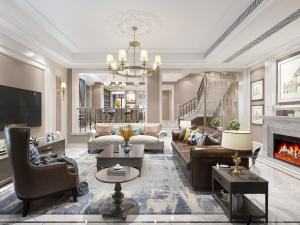 新古典客厅餐厅