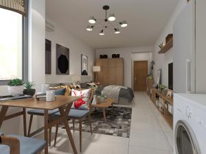 北欧卧室餐厅公寓套间