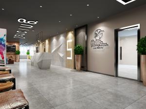 后现代接待前台