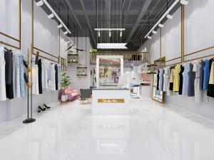 现代轻奢服装店