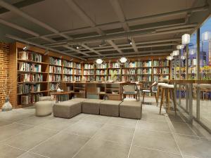 工业风书吧读书阅览室图书馆