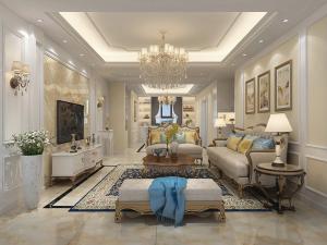 新古典客厅餐厅