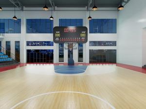 现代篮球场体育馆