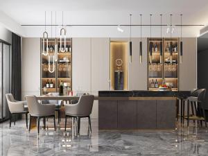 现代轻奢吧台餐厅