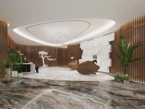 后现代大厅接待前台