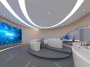 后现代监控室指挥中心