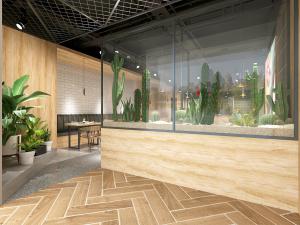 北欧餐馆饭店门厅