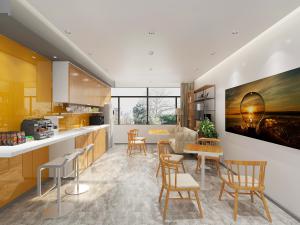 北欧茶水间水吧休息区