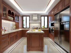 美式厨房中岛橱柜