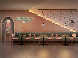 现代轻奢奶茶店饮品店