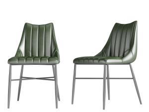 后现代皮革餐椅