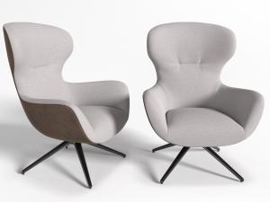 现代布艺十字支架的休闲椅子