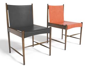 现代实木支撑的休闲椅子餐椅