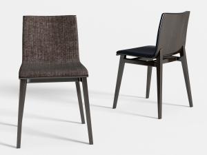 现代实木支架的餐椅