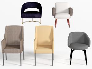 新中式休闲椅子餐椅