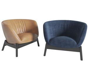 现代实木支架的休闲椅子