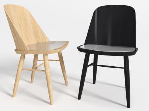 北欧实木休闲椅子