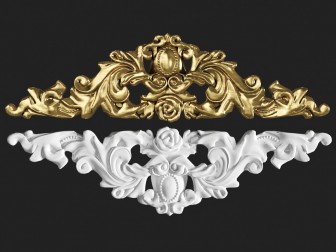 欧式三角形雕花装饰构件