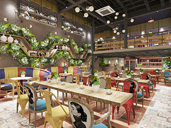 工业风餐馆饭店