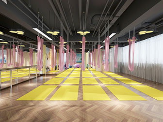 工业风瑜伽室舞蹈室