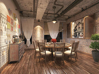 工业风酒店包厢包间