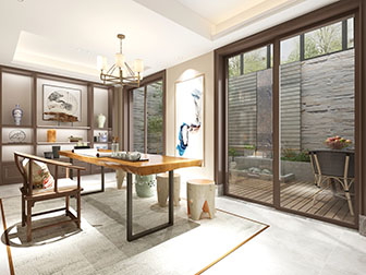 新中式书房茶室