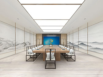 新中式会议室