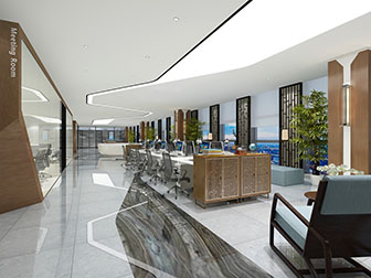 新中式公共办公区