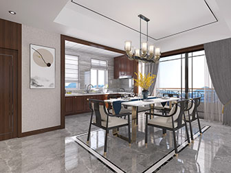 新中式餐厅厨房