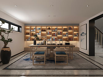 新中式茶室书房