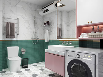 北欧卫浴间卫生间