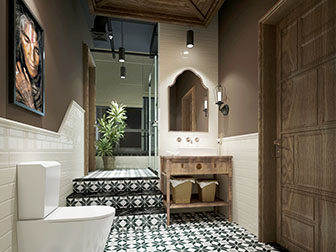 后现代卫浴间卫生间