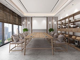 新中式会议室