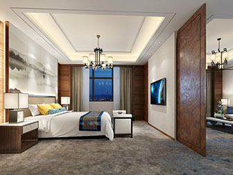 新中式酒店客房套房