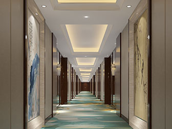 新中式酒店过道走廊