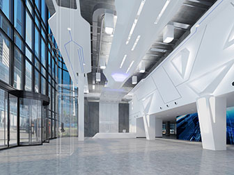 后现代大厅接待前台