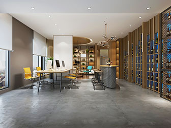 现代酒庄公共办公区