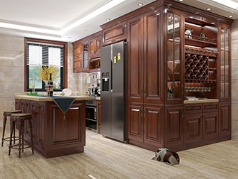 美式厨房中岛橱柜