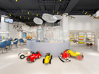 北欧商场超市大厅3d模型 北欧商场超市大厅