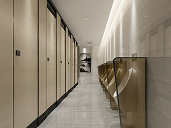 现代公共卫生间