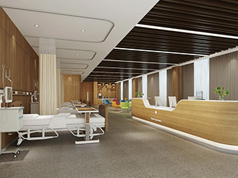 现代医院护士站病房