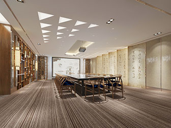 新中式会议室