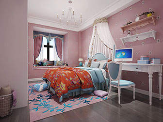 北欧女儿房公主房