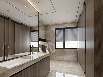 现代卫浴间卫生间