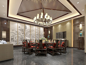 新中式酒店包厢包间