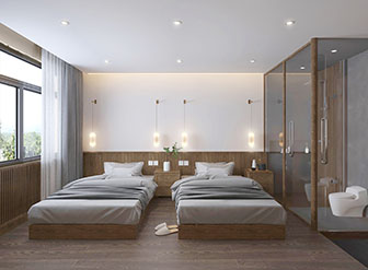 新中式酒店客房