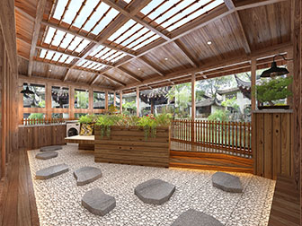 新中式阳光房采光房