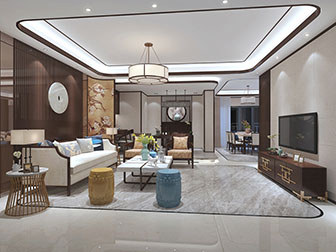 新中式客厅餐厅